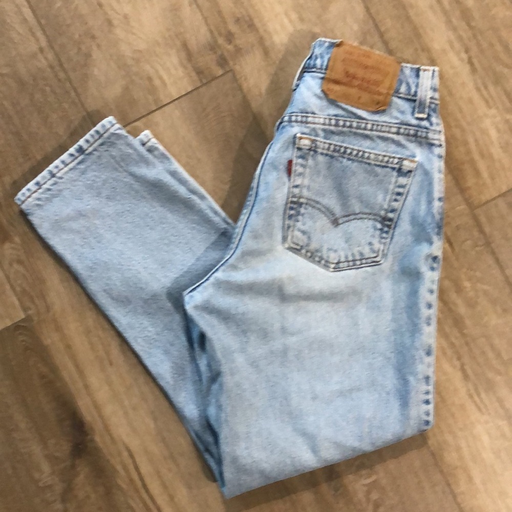 Levi's Women's Straight Leg Jeans in Soft Blue